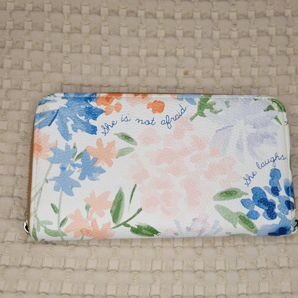 Thirty-one All About the Benjamins floral wallet